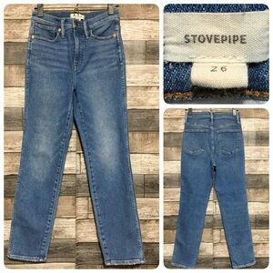 Madewell Stovepipe Jeans Women’s 26 Blue Denim (Inseam 26) Stretch